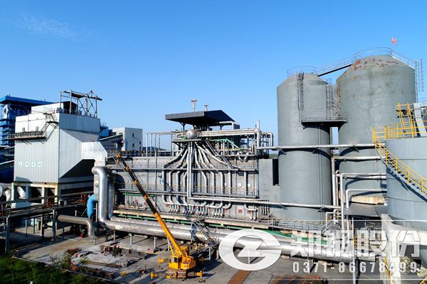 85噸化工三廢混燃余熱鍋爐1