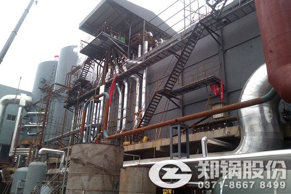 鄭州鍋爐廠安徽金禾75噸三廢混燃余熱鍋爐項目圖.jpg