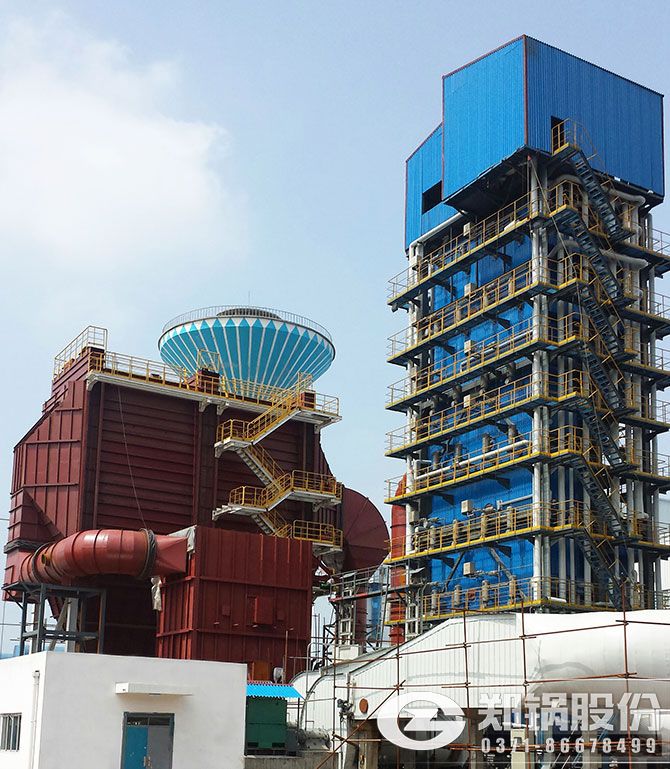 河南洛陽600t/d玻璃窯余熱發電鍋爐項目